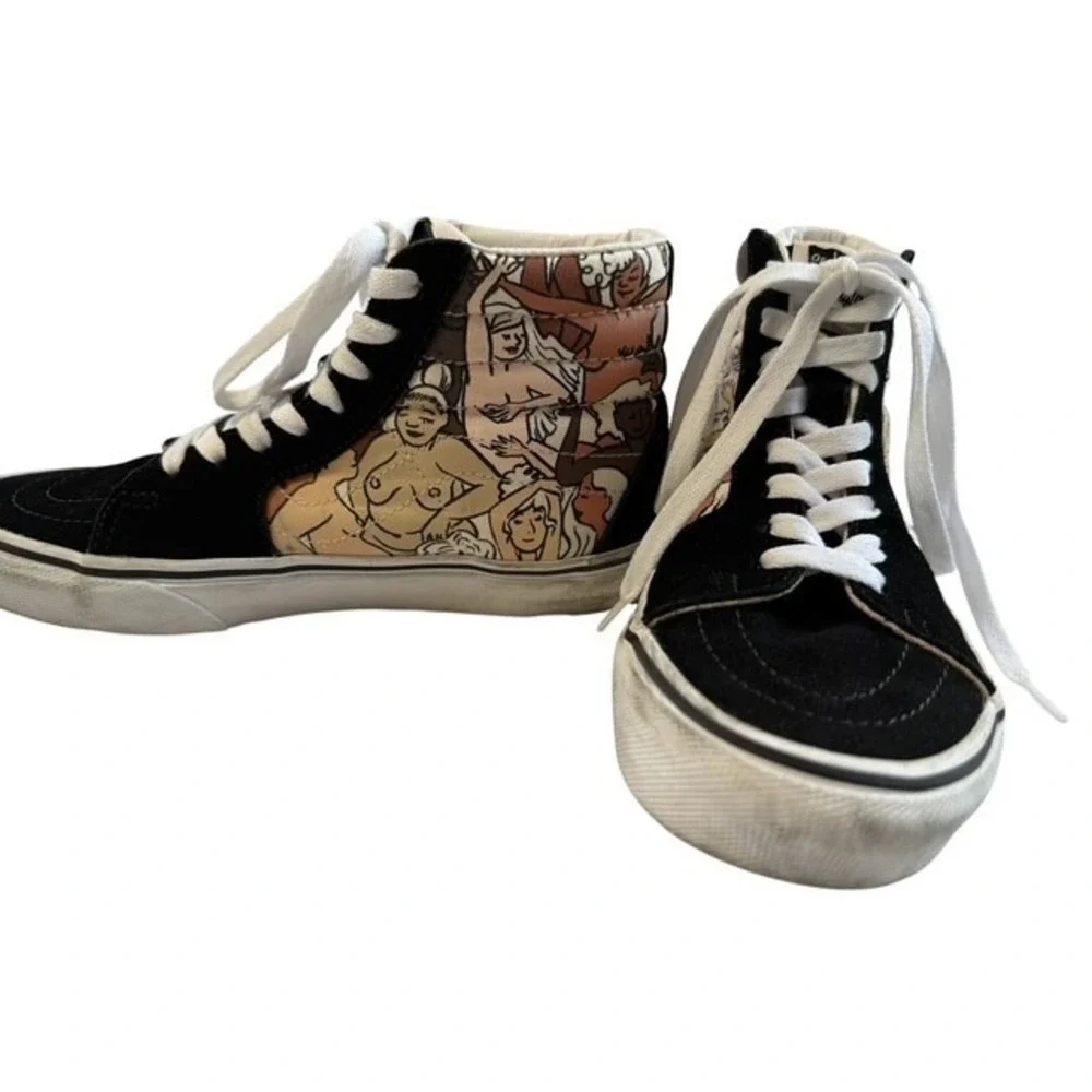 Vans Sk8-Hi 'Breast Cancer‎ Awareness' Rare SAMPLE shoe  W 7 M 5.5 Coppafeel